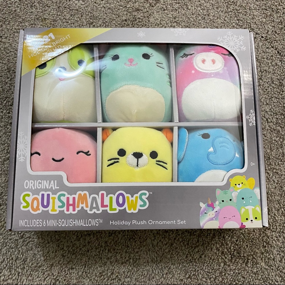 NEW 2021 Holiday Bright Squad Mini Squishmallow Pack